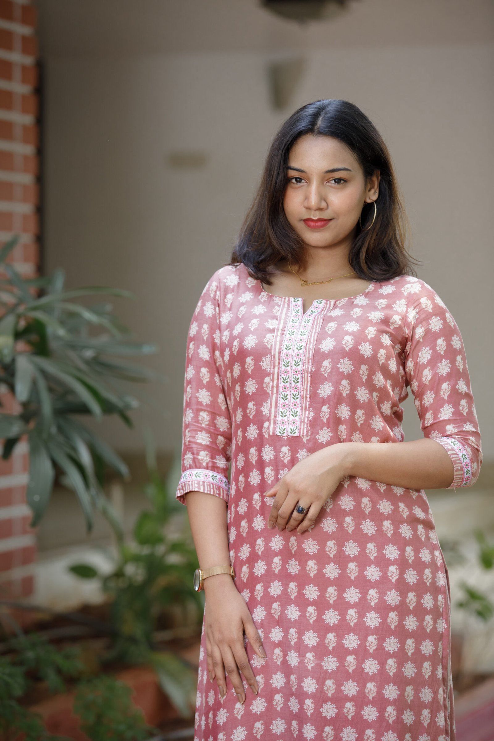 Pink Muslin Suit - Image 7