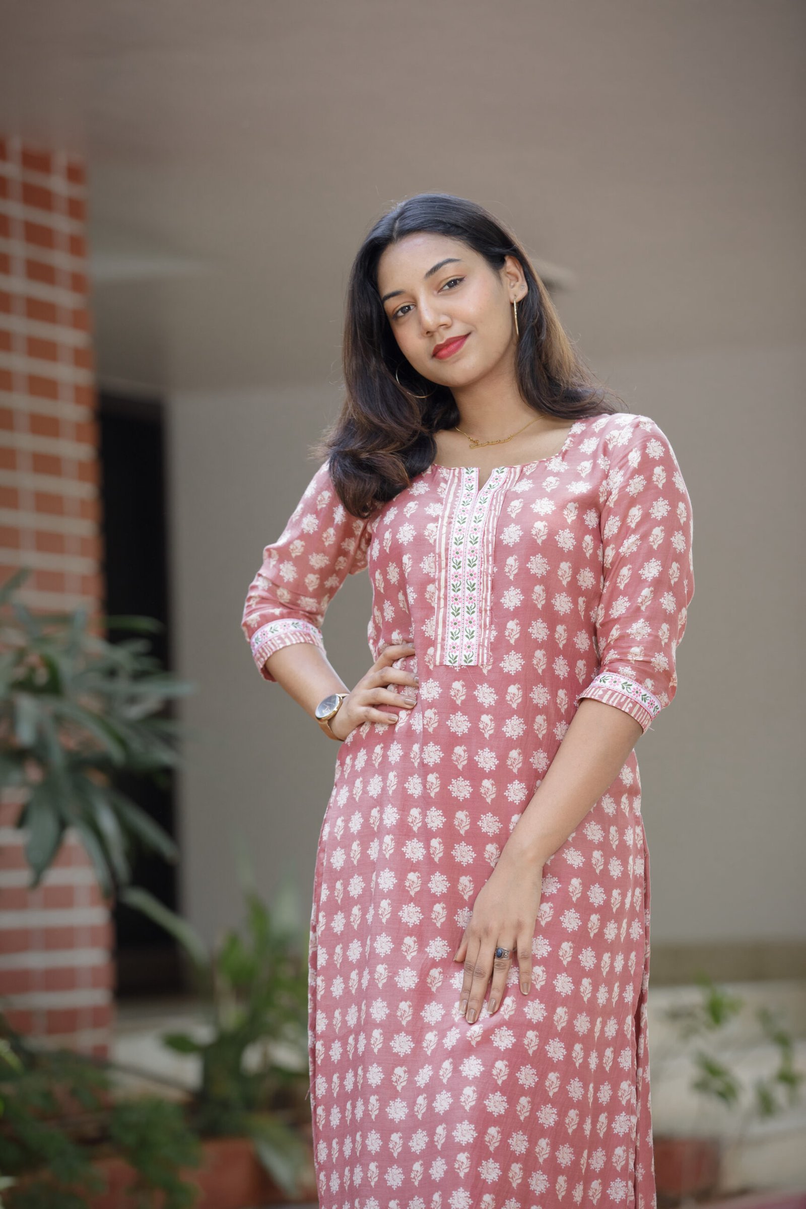 Pink Muslin Suit - Image 5