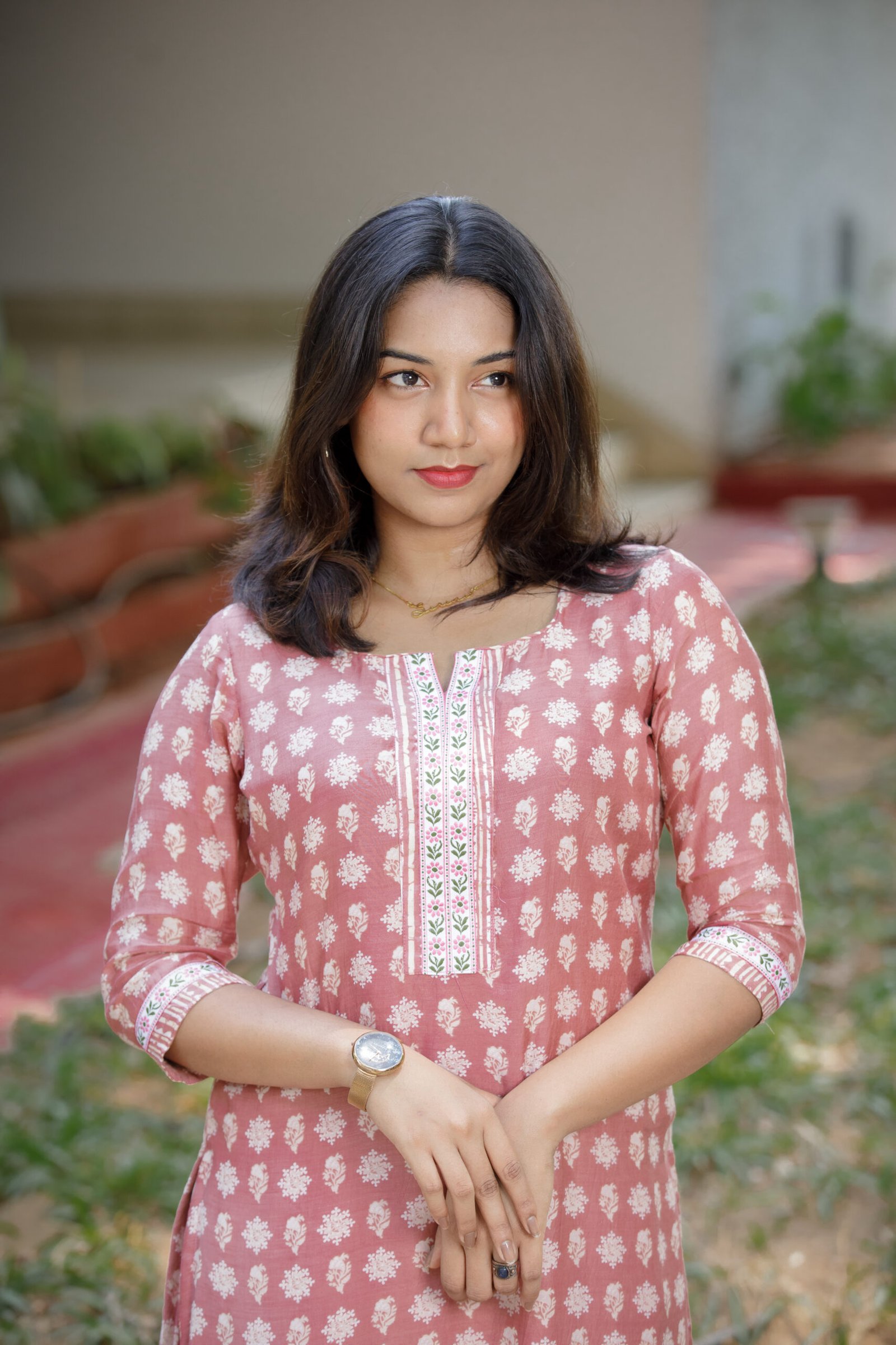 Pink Muslin Suit - Image 3